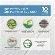 Zinus OLB-FGM-0800T 8 Inch Gel-Infused Green Tea Memory Foam Mattress - Twin