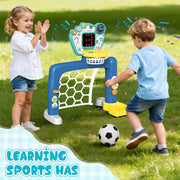 Beefunni 3 in 1 Sports Center for Toddlers, Basketball Hoop Toy for Boys Girls