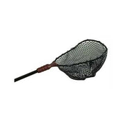 Ego Medium Rubber Floating Landing Net, 17x19 Inch Hoop, 30 Inch Aluminum Handle, Non-Tangle Rubber Mesh, 71261