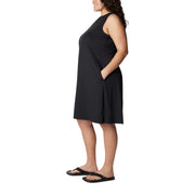 Columbia Freezer Tank Dress Women's Athletic Sleeveless, Black, Small, Omni-Shade UPF 50, Omni-Freeze Cooling, Moisture-Wicking, 203536