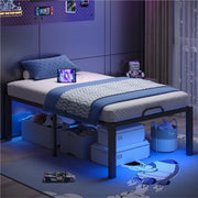 Pinmoco Twin Metal Platform Bed Frame with 16.5