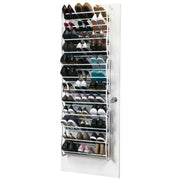 Mainstays MS89-565-009-05 Over The Door Shoe Rack, 36 Pair, White