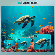 SEREE Waterproof Compact Digital Camera, 4K UHD Video, 64MP Photos, 16X Digital Zoom, IP68 Waterproof to 16ft, Floating Design, 2.4
