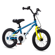 Slide N Pedal Kids Bike, 14 in EZ Balance Pedal Switchable Bicycle, Blue, 14689800978