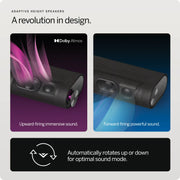 VIZIO M512e-K6 M-Series Elevate 5.1.2 Sound Bar with Dolby Atmos and Wireless Subwoofer