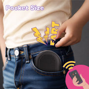 Biottro Fart Machine with Remote Control, Pocket Size, Realistic Sounds, Black