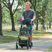 Carlson Pet Products 9050B-DS All Life Stages Pet Stroller, Black
