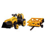 Tonka 6V Ride On Cars Construction Tractor Front Loader - Ergonomic