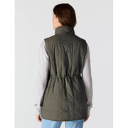 Carhartt Women's Rain Defender Lightweight Insulated Mock Neck Vest, Dusty Olive, 2X 107100