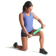 Theraband Roller Massager+ Portable Deep Tissue Trigger Point Massage Tool, Ridged Design, 21 in, 13076