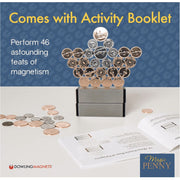 Dowling Magnets Magic Penny Magnet Kit, 25th Anniversary Edition, STEM Educational Magnetic Toy with 2 Super Strong Magnets and 35 Custom Coins, Ages 8 and Up
