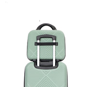 Tripcomp 2302-4Olive Green Luggage Sets 4 Piece Suitcase Set (14/20/24/28)Hardside Suitcase with Spinner Wheels Lightw