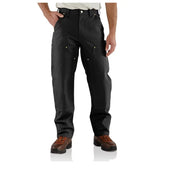 Carhartt B01 Loose Straight Firm Duck Double-Front Dungarees for Men - Black - 32x32