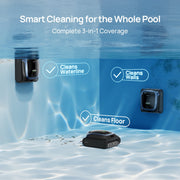 Innovative Water Care Beatbot A200 Cordless Robotic Pool Vacuum with 3-in-1 Floor, Wall, and Waterline Cleaning, Advanced CleverNav Navigation, 240-Minute Runtime