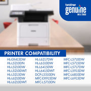 Brother TN920XL High-Yield Black Printer Toner Cartridge, 6000 Page Yield