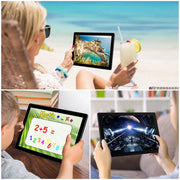 AEEZO 10.1inch Android 14 Octa-Core Touch Screen Tablet, 10GB RAM+64GB ROM(Expand To 1tb), 5MP+8MP Dual Cameras, 5000mAh Battery, Black