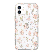 Onn WIBPPF100149712 Pink Floral Phone Case with Shockridge Protection for iPhone 12 and iPhone 12 Pro
