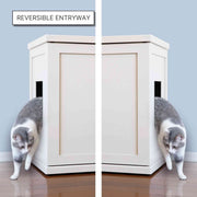 The Refined Feline ERLB-XL-SK Refined Litter Box Deluxe, XLarge, Smoke, Modern Style