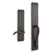 Signature Hardware 946290-DM-RH Griggs Right Handed Solid Bronze Full Plate Dummy Door Handleset