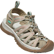 KEEN Whisper Sandals for Ladies - Taupe/Coral - 7.5M