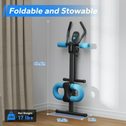 MERACH Abdominal Trainers Adjustable Foldable Ab Exercise Machine with Knee Protection for Full Body Workout and Core Training