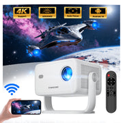 Magcubic L018 Projector, Native 1080P with 4K Support, 650 ANSI Lumens, WiFi 6, Bluetooth 5.4, Auto Focus, Auto Keystone Correction, Voice Control
