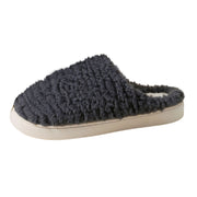Xfvqtps Fuzzy Slippers for Men, Memory Foam Cushioning, Grey, Size 10-10.5 - Non-Slip Thick Sole