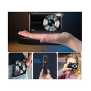 ACTITOP FHD 1080P Digital Camera with 32GB Card 16X Digital Zoom Black (44MP)