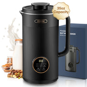 FOHERE HB-B106K Nut Milk Maker, 35oz Automatic Machine, 800W Homemade Plant Milk
