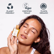 The Organic Skin Co Good Oil Face Moisturizer, Gua Sha Oil with Organic Jojoba, Calendula, Sunflower, Turmeric, Hydrating Serum, 30mL