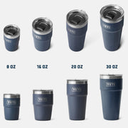 YETI Rambler 20-Oz. Stackable Tumbler with MagSlider Lid - Black Stone