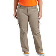 Dickies Plus Relaxed-Fit Cargo Pants for Ladies - Rinsed Desert Sand - 20W