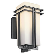Kichler 49200BK Tremillo 11.75-in H Black Medium Base (E-26) Outdoor Wall Light