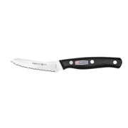Miracle Blade World Class 13 Piece Kitchen Knife Set, German Stainless Steel Blades, Ergonomic Black Handles, Full Tang, Includes Kitchen Scissors with Nut Cracker, 90M401DR13