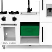 Delta KT86593GN-1652 Children Deluxe Modern Toy Kitchen Playset White
