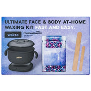 Wakse BRAZ206 Ultimate At-Home Waxing Kit for Face & Body