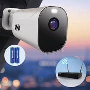 Night Owl SC-23-BWIP1-2B Expandable 10 Channel Wi-Fi NVR with (3) 1080p Wire Free (Battery Powered) Spotlight Cameras and 1TB Hard Drive