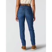 Carhartt Mason High Rise Slim Fit Women's Jeans, Pull-On Stretch Denim, Blue Grotto, Size 8, 107491