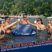 GoSports CUDDY40NAVY01 Outdoors Cuddy Floating Cooler, Navy