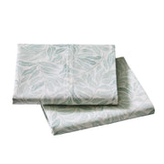 Better Homes & Gardens Cotton Percale Pillowcases, 300 Thread Count, Vierra Vine Green, Standard/Queen, 2-Piece Set