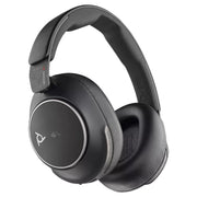 Plantronics Poly Voyager Surround 80 UC Wireless Headset with Boomless Design, Adaptive Noise Canceling, USB-C and USB-C/A Adapter, Black