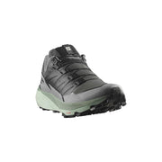 Salomon Thundercross Trail Running Shoes for Men, Dynamic Cushioning, Quicklace System, Asphalt/Sharkskin/Spray, Size 11.5 Medium, L47560800