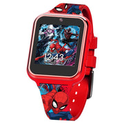 Marvel SPD7060WM Spider Man iTime Unisex Touchscreen Smart Watch with Silicone Strap, Red Case, 42mm