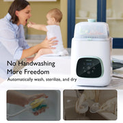 Momcozy KleanPal Pro Baby Bottle Washer Sterilizer & Dryer Combo for Easy Cleaning, Bottle Washer Machine for Bottles, Pump Parts & Baby Item Care