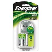 Energizer AA/AAA NiMH Rechargeable Charger with 2 AA Batteries Included-CHVCWB2