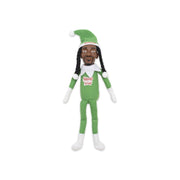 Snoop Dogg Snoop on the Stoop Holiday Elf Collectible Doll, 10.5 in, Green Festive Outfit, Plush