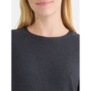 Athletic Works ButterCore Women's Long Sleeve Tee, Moisture Wicking, Stretchable, Relaxed Fit, Black, Sizes XS-4X
