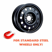 Fuel Rider Set of 4 16 Inch Silver Snap-On Hubcaps with 6 Spoke Design for 2005-2006 Nissan Altima Steel Wheels FRHC-530696-16SL