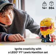 LEGO Editions Scuderia Ferrari HP Lewis Hamilton Helmet Building Set, 884 Pieces, Multicolor, 6590614