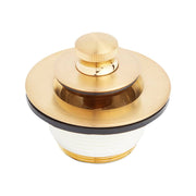 Signature Hardware 948037 Lift and Turn Tub Drain with Adapter Sleeve Brushed Gold Shower Accessories
